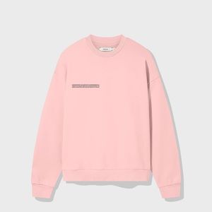 The PANGAIA rose pink sweatshirt xs organic cotton